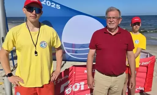 Zdjęcie do Błękitna Flaga na plaży Mrzeżyno Zachód